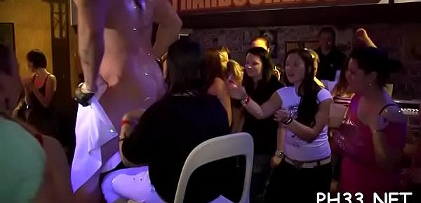  Yong beauties in club are happy to fuck